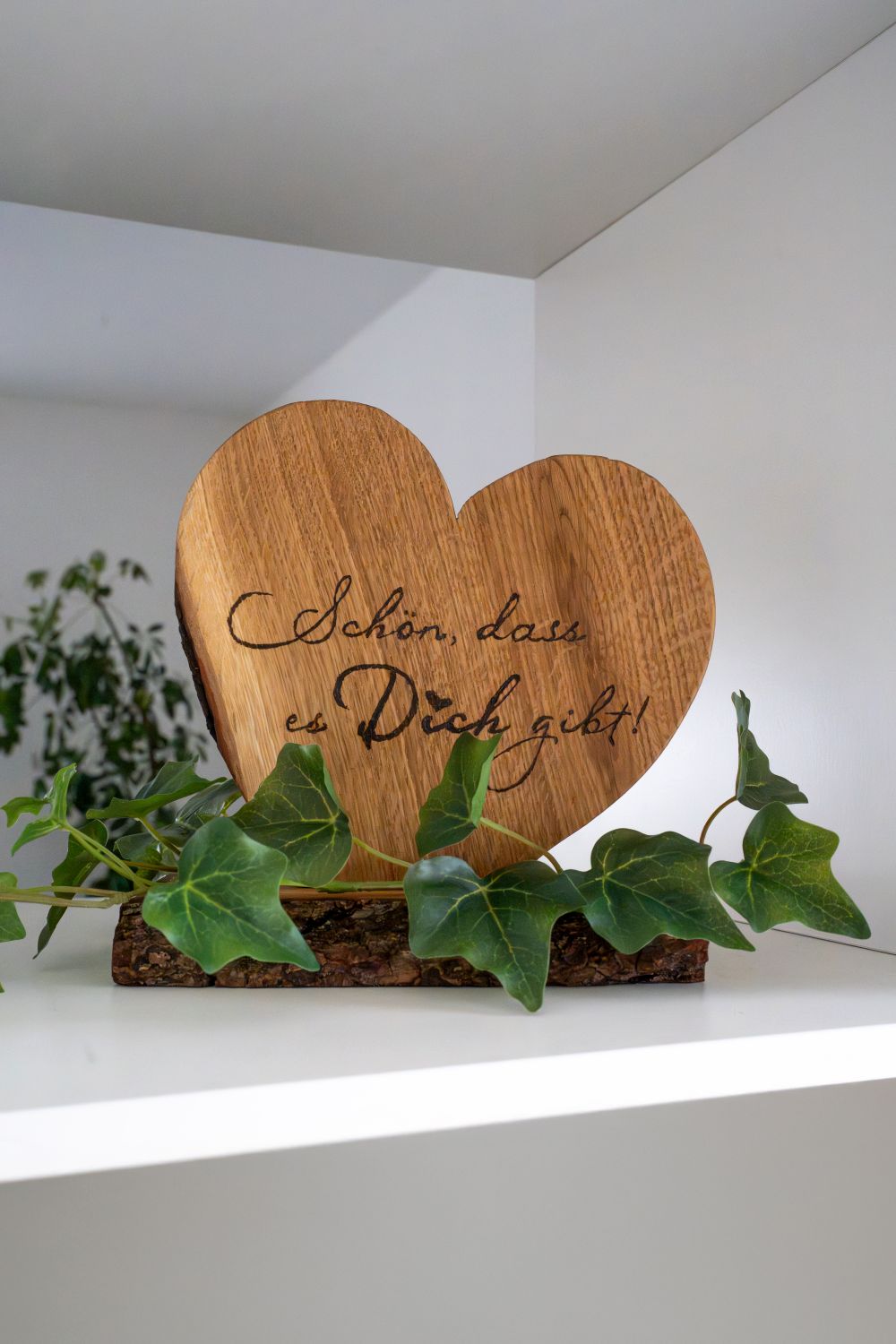 „Personalisiertes Holzherz mit Text – Brandmalerei Geschenk | Seemannswerk"